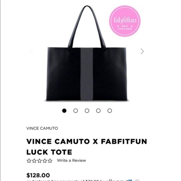 NEW Vince Camuto X‎ FabFitFun Luck Tote - Picture 1 of 8